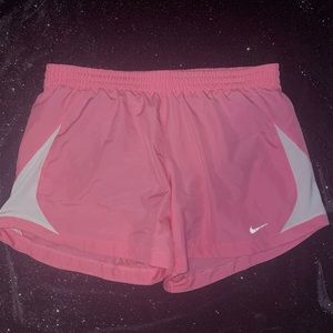 Pink Nike Athletic Shorts